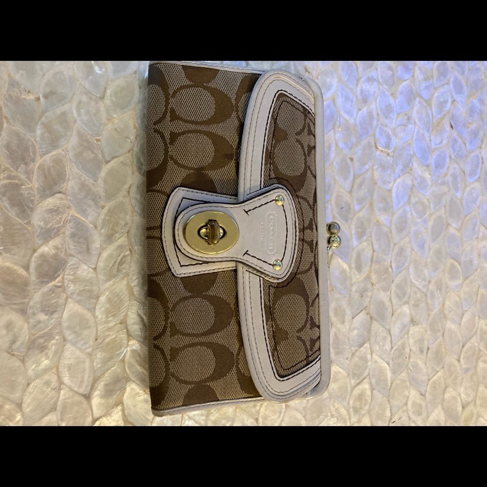 Classic long wallet with the legacy strip inside .